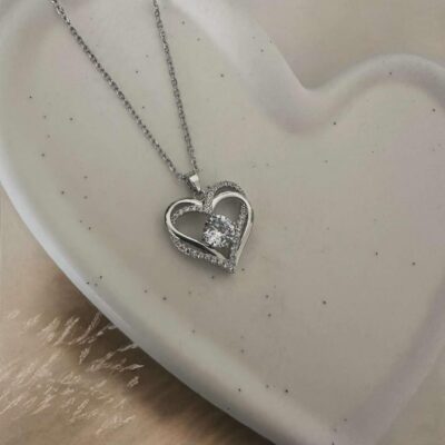 Collier - Eclat D'amour Argenté