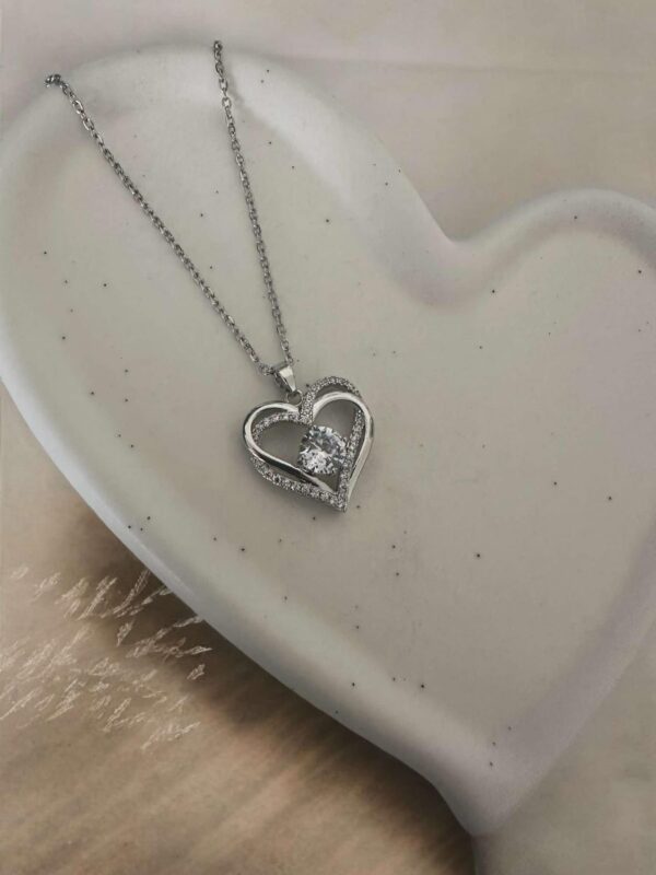 Collier - Eclat D'amour Argenté