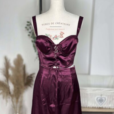 Ensemble Satiné Prune