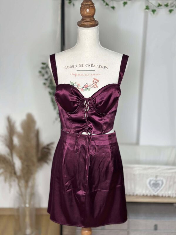 Ensemble Satiné Prune