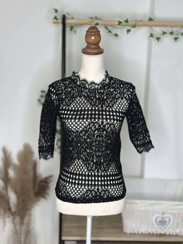 Haut Noir Dentelle