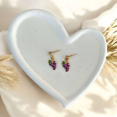 Boucles d’oreilles - Grappe de raisin